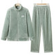 Pajamas for women winter coral velvet thickened velvet autumn and winter 2025 new flannel can be worn outside home clothes in winter