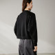 Late white 2025 spring sports baseball uniform jacket temperament cotton jacket women