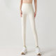 No embarrassing line white shark pants for women in spring and autumn thin style, belly-closing large size gray leggings without falling off the gear tight nine points