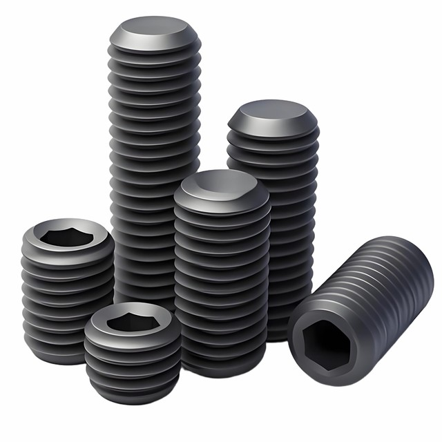 12.9 level concave end machine meter screws, hexagonal headless screws, Kimi top screws, M2M3M4M5-M24 set screws