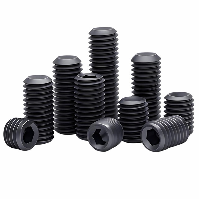 12.9 level concave end machine meter screws, hexagonal headless screws, Kimi top screws, M2M3M4M5-M24 set screws