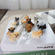 Cute mini puppy ornaments micro-landscape gardening car cake accessories diy doll accessories gifts