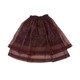 Aka's same style spring mid-length short skirt with high waist and slim retro summer gauze skirt with fluffy organza skirt in autumn and winter