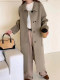 New autumn and winter double-sided cashmere coat for women's mid-length Korean version 100% Australian wool handmade wool wool coat loose