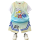 Ultraman Clothes Boys Summer Suit Set 2025 New Children's Sports Short-Sleeve Basketball Suit Summer Boys Trendy Children