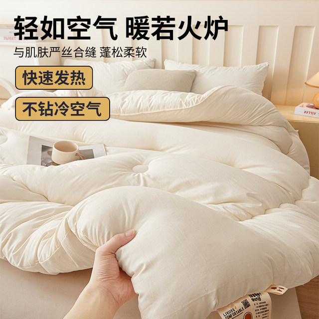 Soybean quilts in spring, autumn and winter quilt thickened warm quilt core student dormitory single summer cool air conditioner is used in all seasons