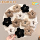 Plush Star Hairpin Women's Cute Side Bangs Clip Headdress 2025 New Autumn and Winter Broken Hair Duckbilly Clip Hair Card