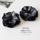 Kawano French navy blue plaid large intestine hair ring new fashion niche hair rope high elasticity and durable headwear hair accessories