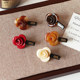 Sichuan Rose Hairpin Edge Clip Side Bangle Clip Front Blade Clip Headdress Hair Card Women's New Duckbill Clip