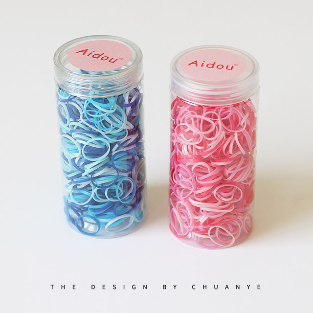 Kawano thickened colorful disposable rubber band high elastic durable hair tie without damage to hair rubber small hair loop hair rope hair accessories