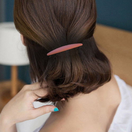 Korean fine semi -semi -tie hair clip, a word clip, the back of the head, the top clip of the spring clip, the horizontal clip, the horsetail folder bangs clip