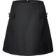 New autumn simple black short skirt for women in Mingshilu slim button decoration A-line skirt small black skirt
