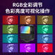 Mobile phone selfie fill light RGB portable SLR camera photo and video beauty led tofu pocket light