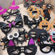 Halloween decoration glasses holiday party pumpkin spider creative mask boy and girl demon dress up photo props