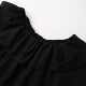 Early autumn top for women large size 2024 new fat mm fashionable slim one-length neck loose long sleeve shirt