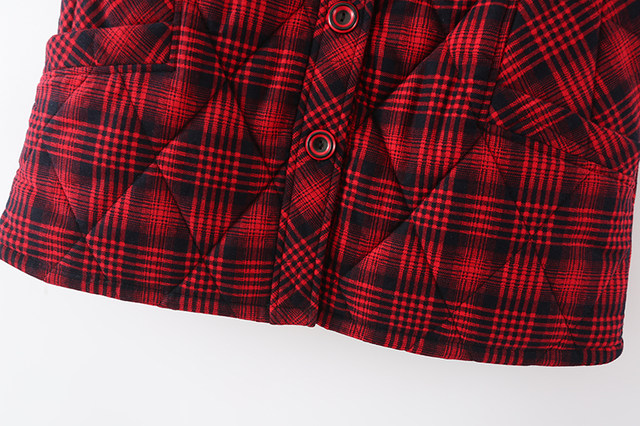 2023 autumn and winter middle-aged and elderly mothers' clothing for women new style standing collar button short-sleeved cotton coat