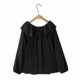 Early autumn top for women large size 2024 new fat mm fashionable slim one-length neck loose long sleeve shirt