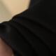 Large-size French temperament square collar black dress summer high-end mid-length fashion age-reducing short-sleeved T-shirt skirt