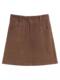 Retro high waist small fragrance style A-line short skirt for women in autumn and winter anti-exposure short skirt simple and versatile hip-covering skirt
