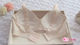 Light gray girl's bra Fat student large size solid color cotton bra thin sponge style shaped steel ringless underwear 95B