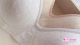 Light gray girl's bra Fat student large size solid color cotton bra thin sponge style shaped steel ringless underwear 95B