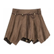 Dream horse retro short skirt suede skirt female hot girl irregular a-line short skirt millennium pure summer