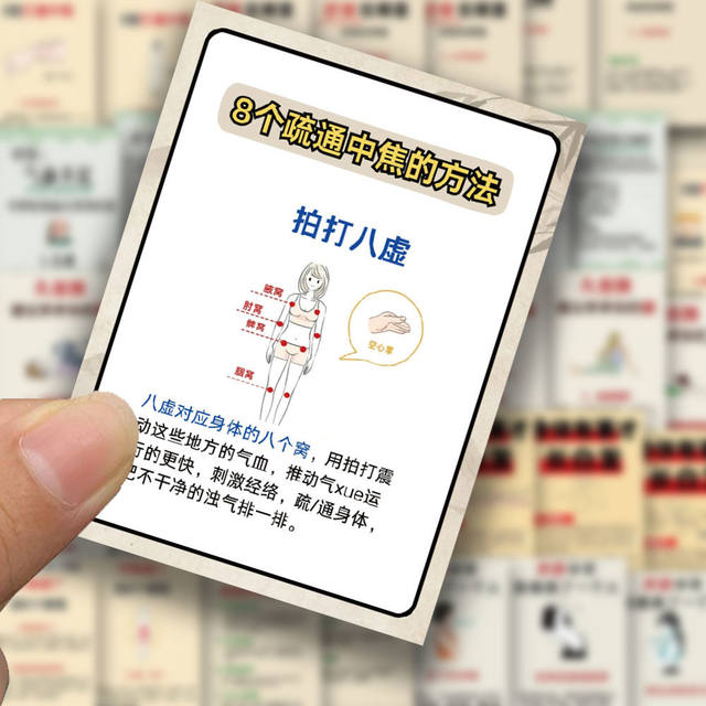 100 body care knowledge stickers, traditional Chinese medicine popularization and conditioning knowledge, learning notebook, water cup decoration stickers