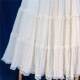 Super long skirt quality early spring lace skirt gentle sweet heavy industry embroidery layered cake skirt women's big skirt