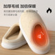 Park Xi 2025 Autumn and Winter Women's Cotton Slippers Home Indoor Warm Plus Fleece Non-Slip Fleece Slippers Couple Cotton Slippers Men