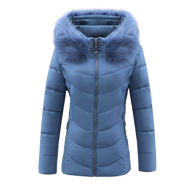 Middle-aged and elderly women's winter jacket thick 40-50 years old mother wears cotton coat slim short cotton jacket middle-aged cotton jacket