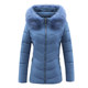 Middle-aged and elderly women's winter jacket thick 40-50 years old mother wears cotton coat slim short cotton jacket middle-aged cotton jacket
