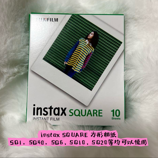 Japanese Fuji instax SQUARE square photo paper polo white edge film lace SQ1/SQ40 spot