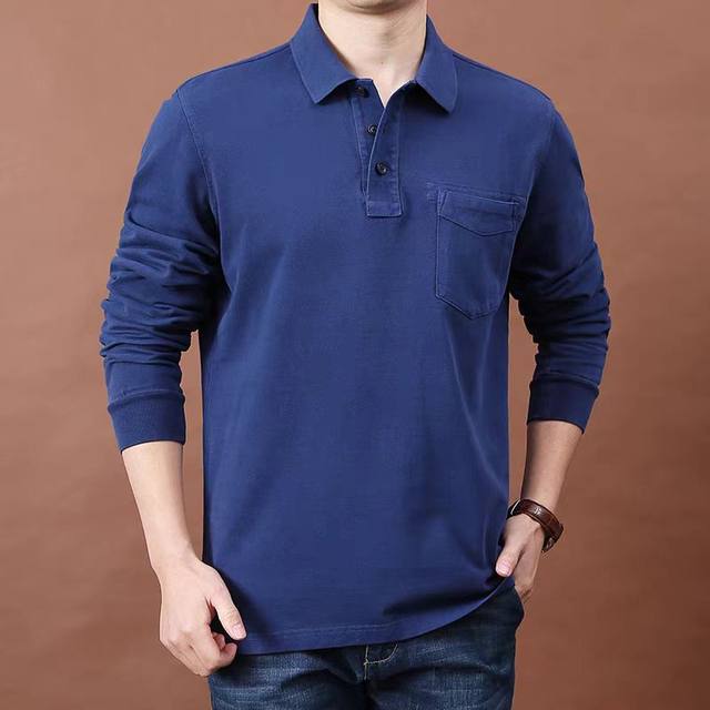 Yibang Slave Mature Men s Long sleeved Solid Color T shirts Casual yibang-slave-mature-men-s-long-sleeved-solid-color-t-shirts-casual