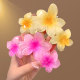 2025 new candy color flowers grab the back of the head hair grab large size clip high-end shark chuck hair accessories