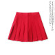 Pleated skirt spring new foreign trade women's clothing versatile Japanese college front zipper, thin half skirt 16091
