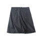 Large size skirt spring new style foreign trade women's casual and versatile high waist zipper slim A-line midskirt 14356