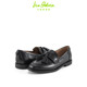 SAM EDELMAN Sam Edelman Spring and Autumn Fashion Black Snap-Playing Loafers Leather Shoes Women's BELLE