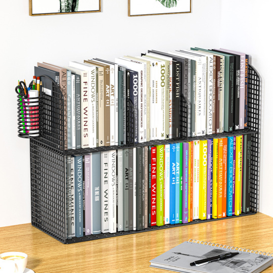 Bibliothèque Enfant Métal NUODWELL - Étagère à Livres 40cm - Range Livres Facilement - Pour Chambre, Bureau Ou École - Blanc