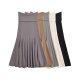 American street low waist folds, fish tail skirt women's atmosphere, slim waist, hip hip skirt, early autumn long skirt