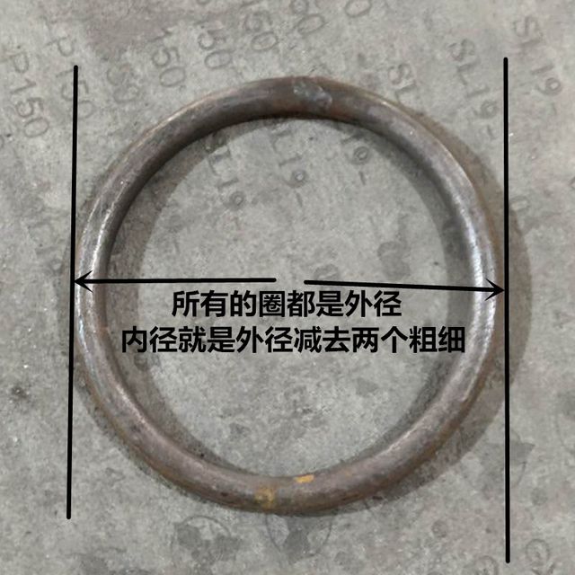 Iron ring ring iron ring steel ring iron ring galvanized steel steel guardrail accessories ring custom iron ring ring