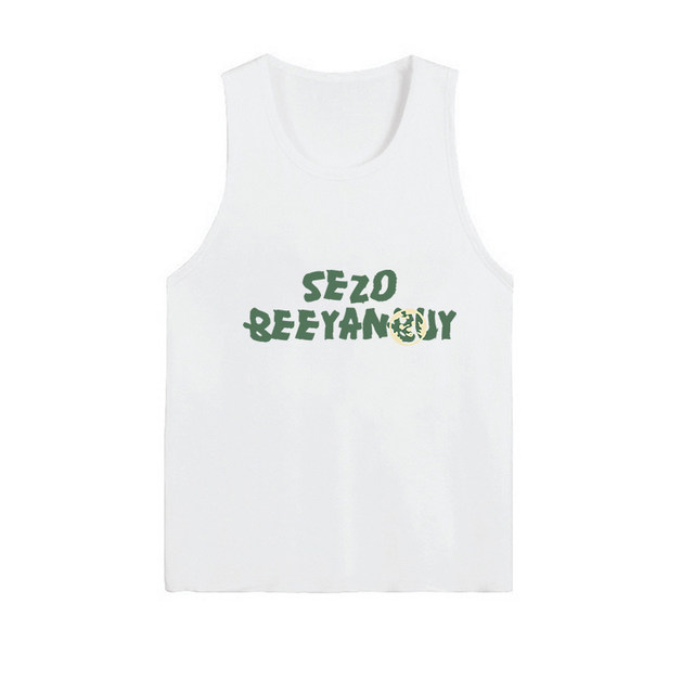 Mint green suspender vest for women in summer 2025 new sports wear dopamine loose sleeveless vest top