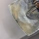 Distressed high-waisted denim short skirt for women to prevent exposure summer 2025 new versatile a-line hip skirt one-step skirt