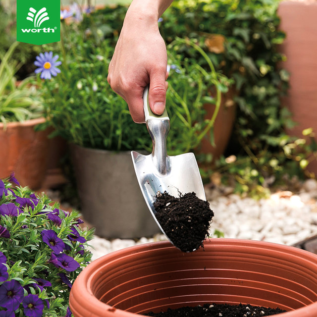 Woshi Gardening Tools Home Flower Planting Shovel Three-claw Rake Transplanting Shovel Pot Planting Vegetable Digging and Digging Weeding Artifact