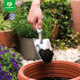 Woshi Gardening Tools Home Flower Planting Shovel Three-claw Rake Transplanting Shovel Pot Planting Vegetable Digging and Digging Weeding Artifact