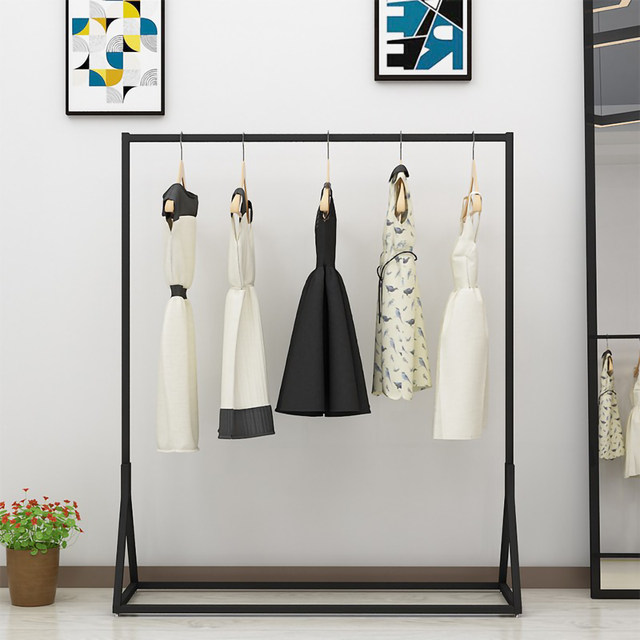 Small Drop Rack Costume display rack iron drop rack black does not drop paint hanging ...
