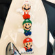 Super Mario electric vehicle decoration 3D stereo sticker No. 9 Yadi motorcycle body decoration doll ornament
