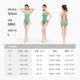 Li Ning swimsuit women's hot spring one-piece triangular racing new swimming professional sports training quick-drying swimsuit

