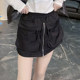 European products 2025 spring and summer new zipper large pocket pocket skirt for women loose versatile fashion hip-pack sports skirt