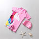 INS Children's Swimsuit Unicorn Beast Cute High Bullet Soft Conjoined Sunscreen Girl Baby Baby Swimsuit Surfing
