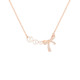 AJIDOU Ajidou Necklace Women's Natural Pearl Necklace Bow Clavicle Chain Niche Hot Style Light Luxury Sweater Chain
